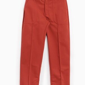Nike air Jordan Women's Rust-Orange Straight-Leg Pants